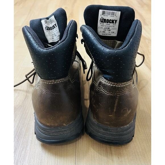 Rocky GoreTex Utility Mens Brown Insulated Hiking Boots P082486 Size 7.5 main image 8
